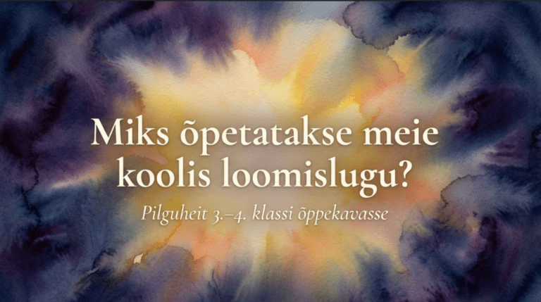 Miks õpetatakse waldorfkoolides loomislugu?